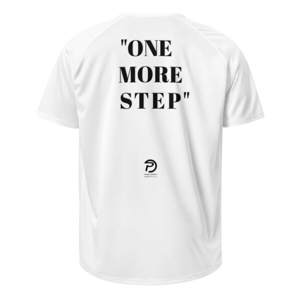 Unisex sports t-shirt "ONE MORE STEP"