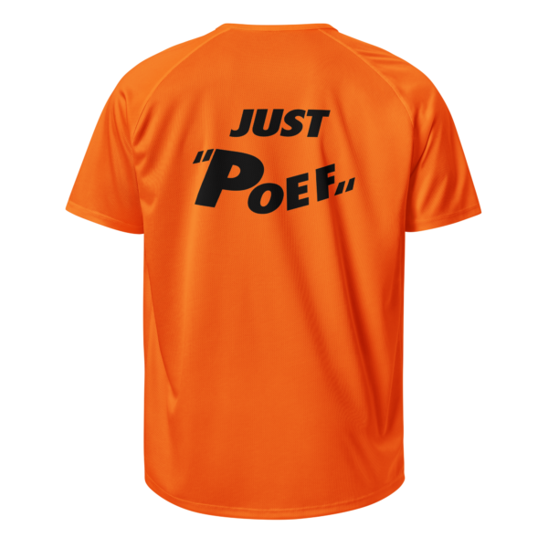 "Just Poef" Unisex sports jersey - Image 5